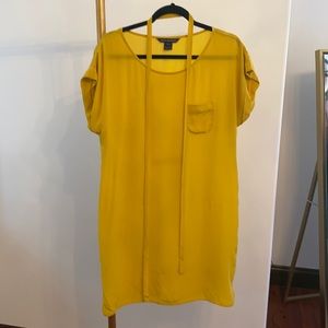 French Connection Yellow Silk